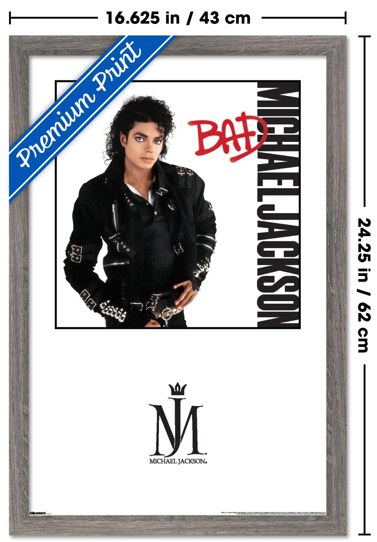 Amazon.com: Trends International Michael Jackson - Bad Album